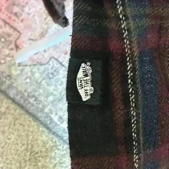 VANS l Fall flannel l SIZE MEDIUM l fall gorpcore granola girl cowgirl l - Picture 3 of 8